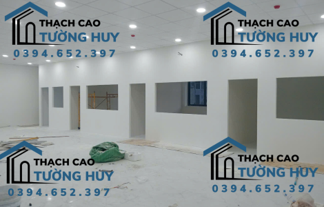 Thi công vách thạch cao , Văn phòng tại Bình Dương giá rẻ 
