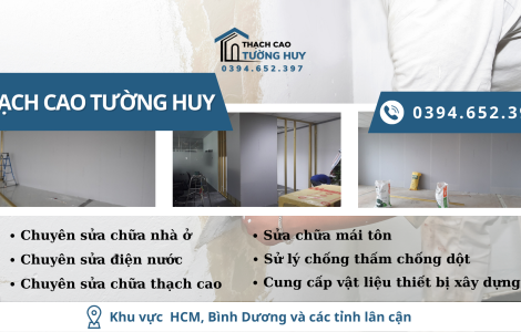 Sửa chữa thạch cao Thuận An